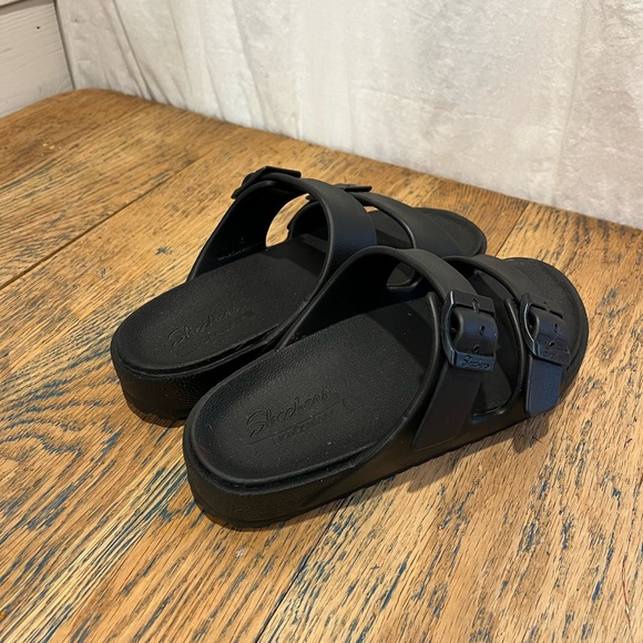 SKECHERS Black Double Strap Sandals – Size 36 (NWOT) - Picture 6 of 8